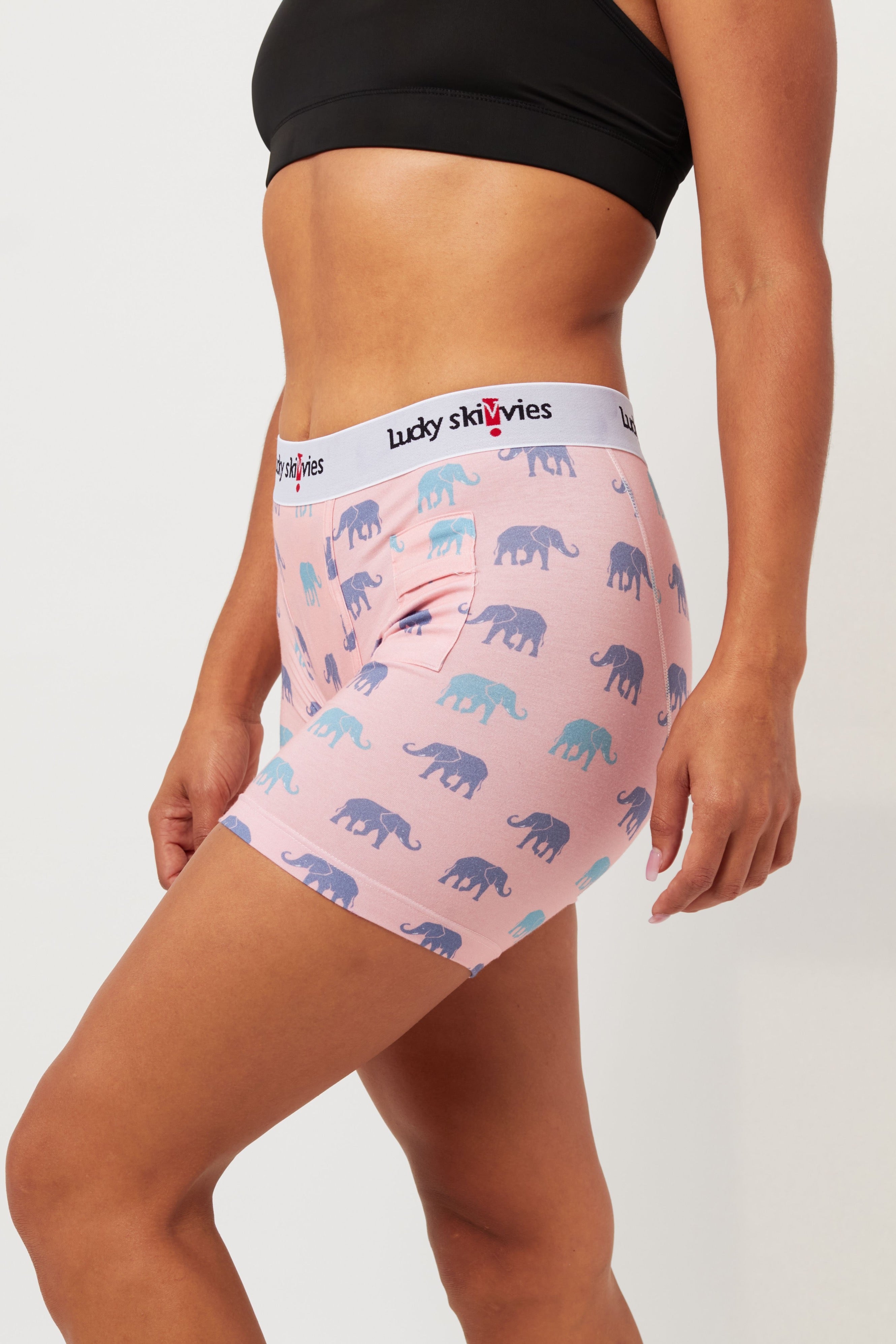 Checkered Smile Gender Neutral Boxer Briefs by Lucky Skivvies – Queer  Collective