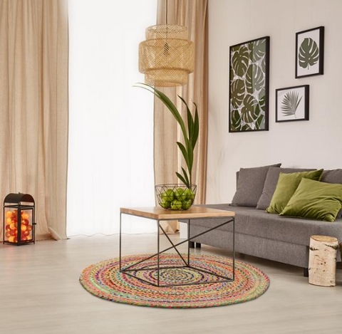 Fusion Multicolour Jute Rug