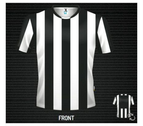 striped soccer jersey