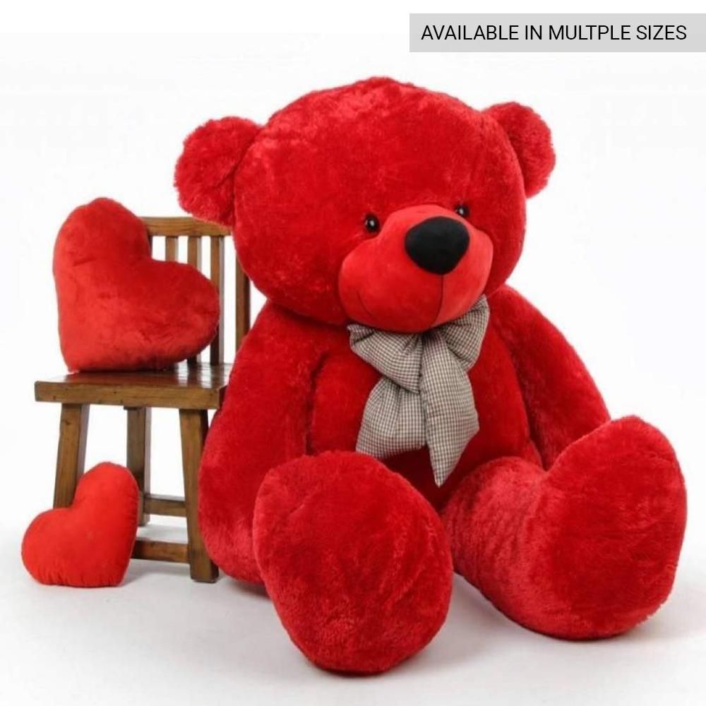 large red teddy bear