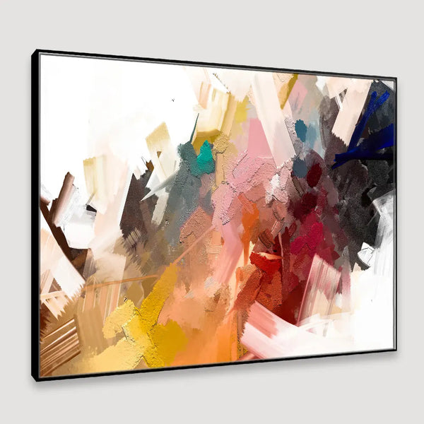 Vibrant Abstract Framed Wall Art – WallMantra