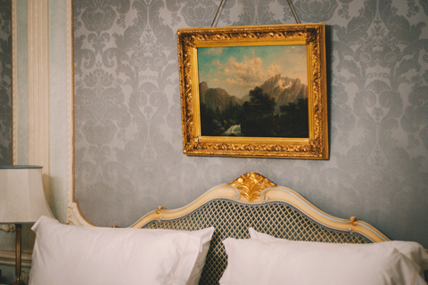 Oil Painting Above A Bed