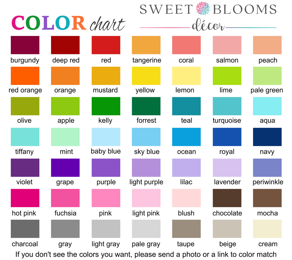 Color Names For Boys