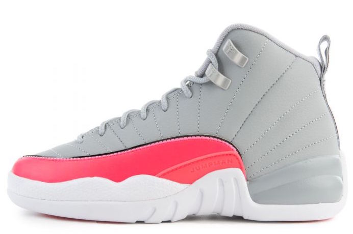 jordan 12 pink and grey