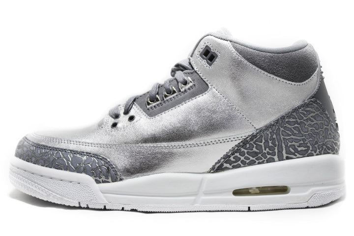 jordan 3 metallic silver