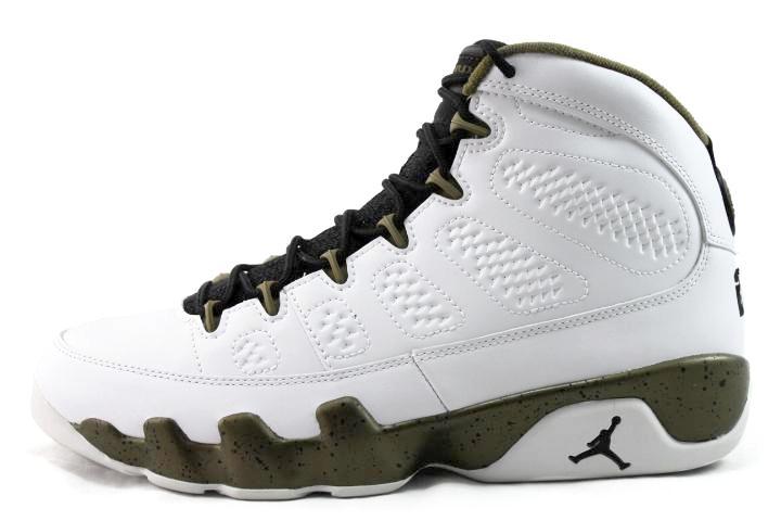 air jordan 9 militia green