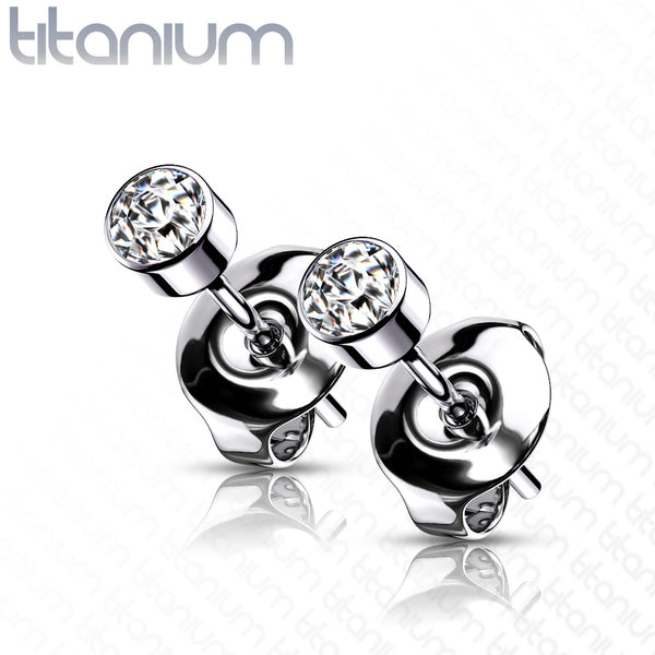 titanium earrings for men