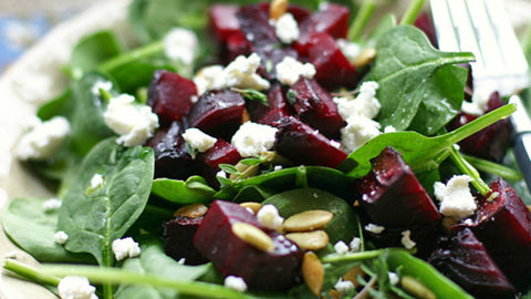 Brian's Spinach and Beet Salad