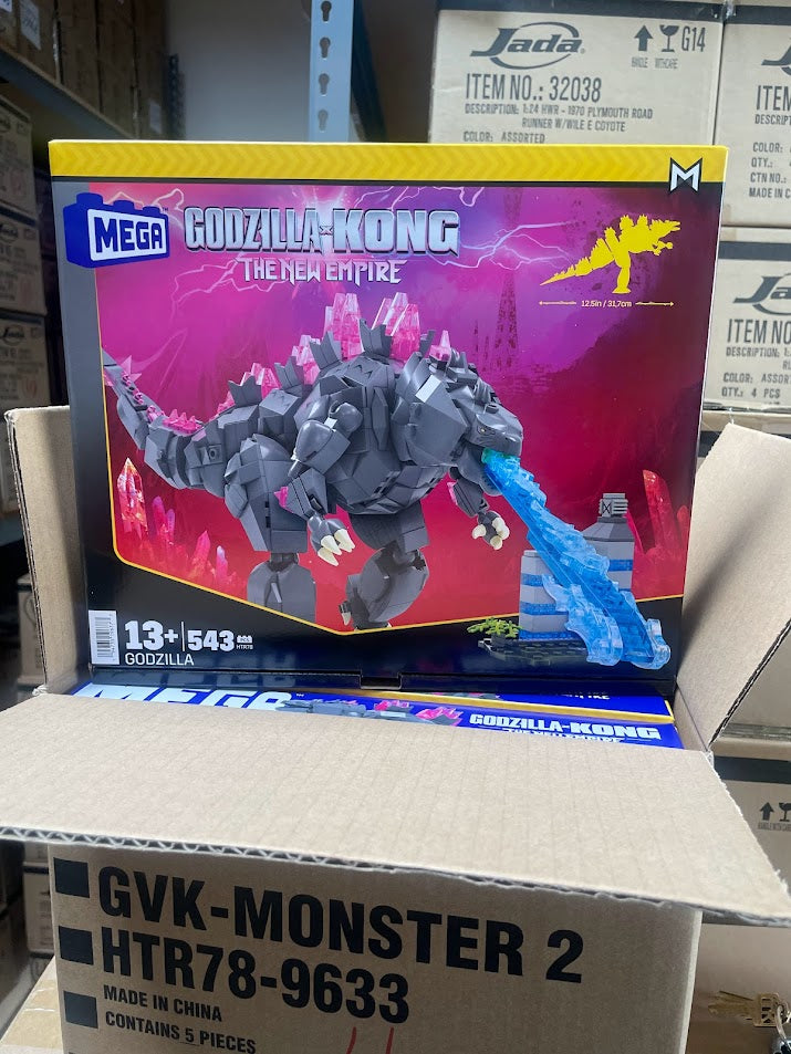 2024 MEGA GODZILLA X KONG NEW EMPIRE GODZILLA SET