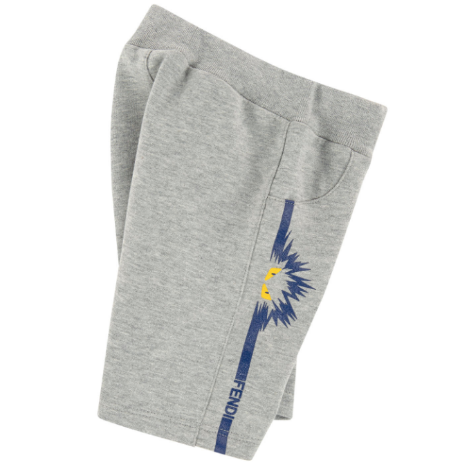 Boys Grey Bermuda Sweatshorts