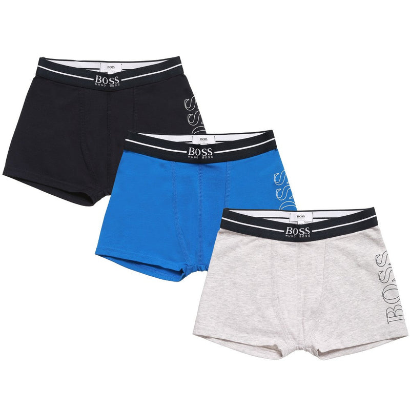 Hugo Boss Boys Set of Three Boxer 