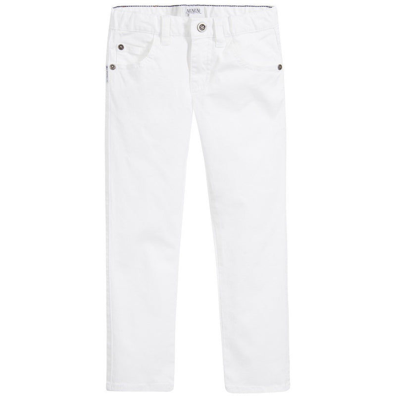 armani white pants