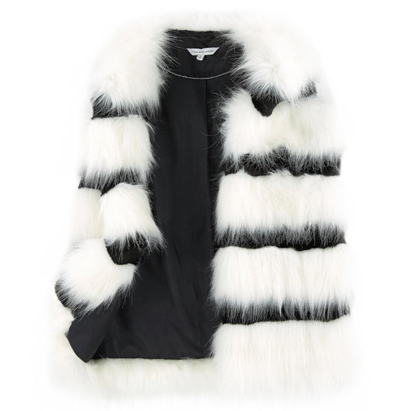 Little Marc Jacobs Striped Fur Vest – Petit New York