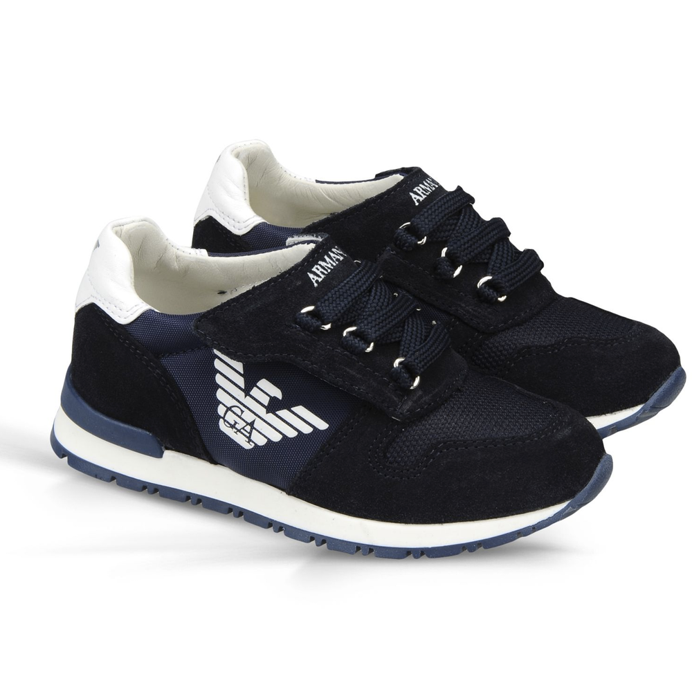 boys navy blue tennis shoes