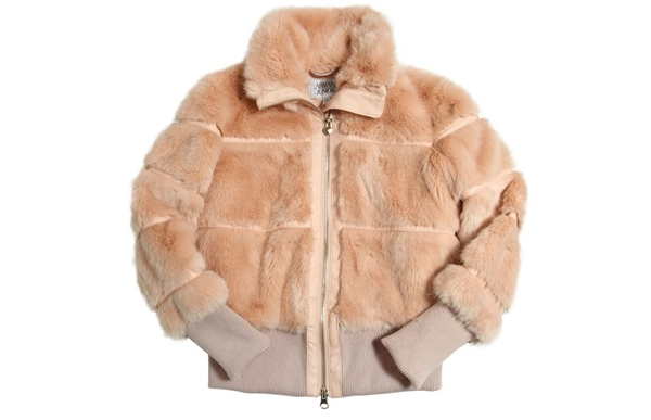 armani faux fur jacket