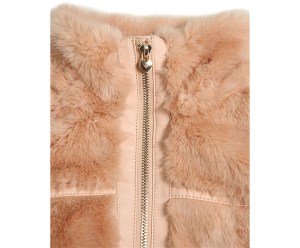 Girls Faux-Fur Bomber Jacket