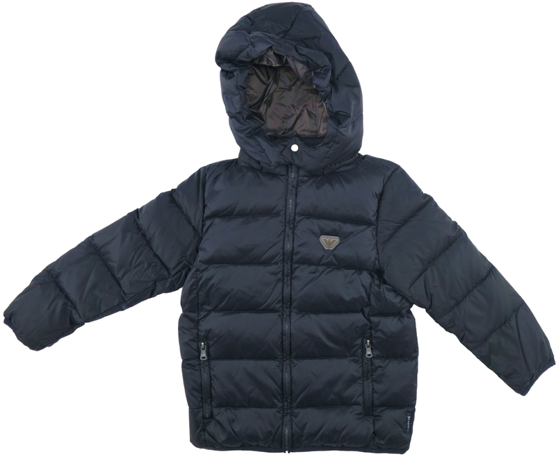 Armani Junior Boys Navy Puffer Jacket 