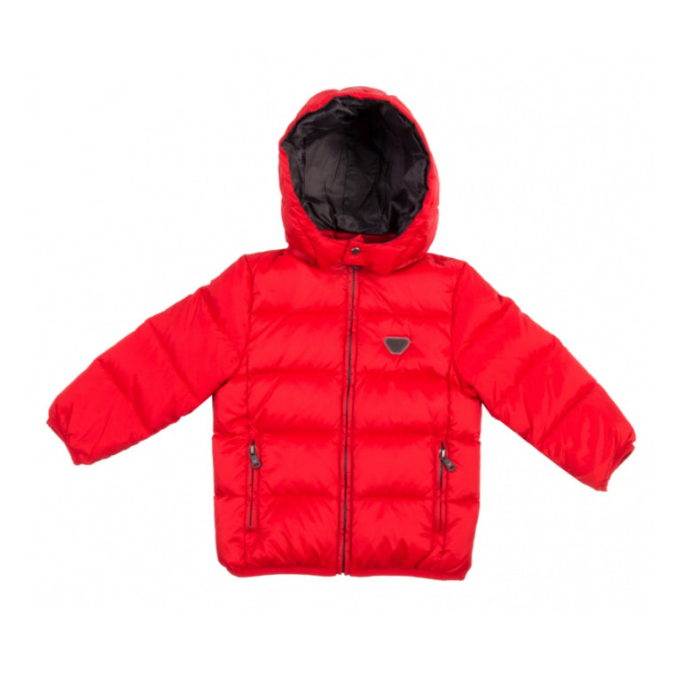 Voorgevoel deadline Trouw Armani Baby Red Puffer Jacket (Unisex) – Petit New York