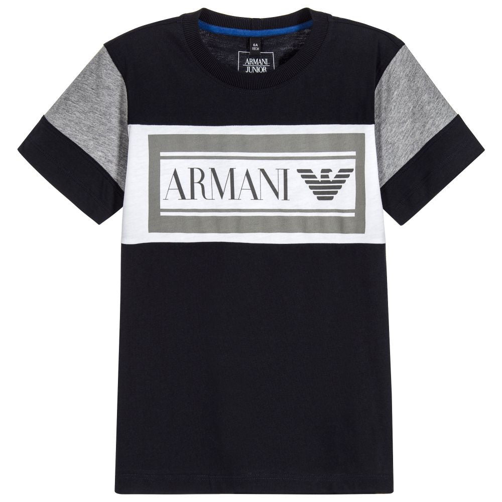 armani crew neck sweatshirt