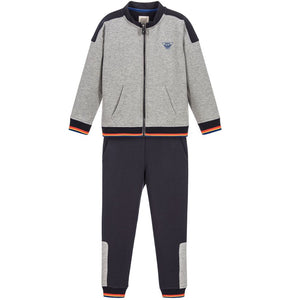 boys orange sweatsuit