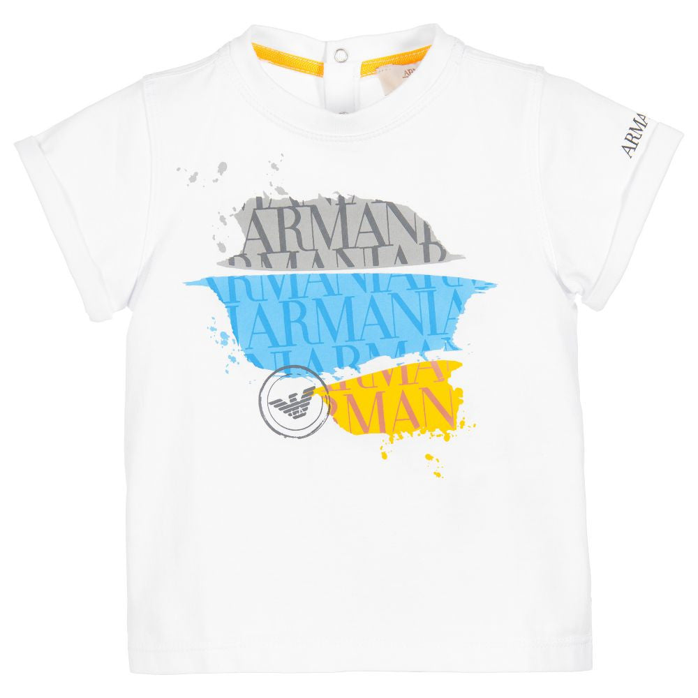 baby boy armani t shirt