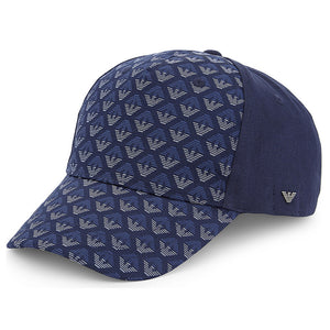 Armani Junior Boys Navy Logo Baseball 