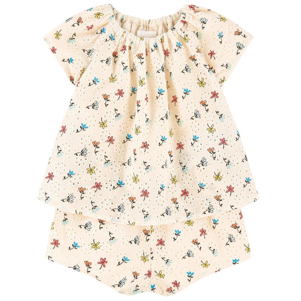 baby girl floral onesie