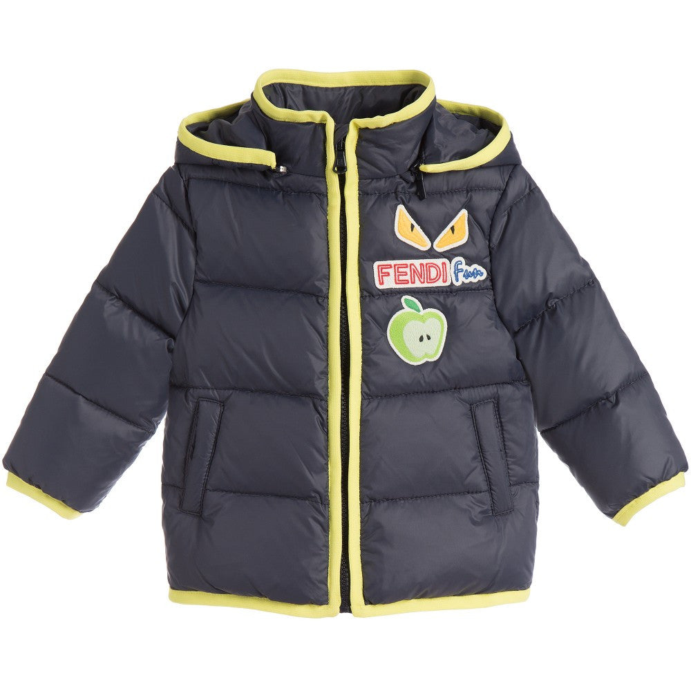 fendi monster puffer jacket