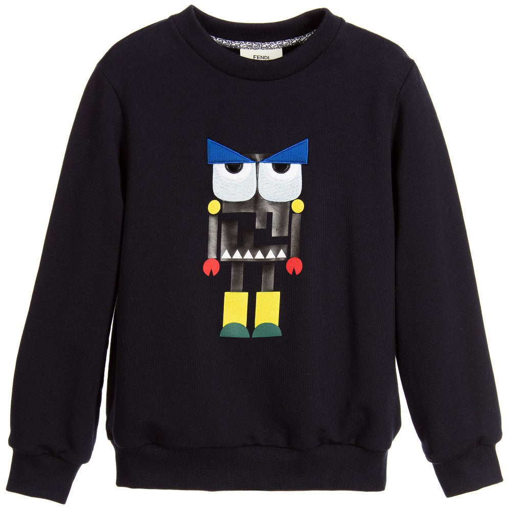 navy fendi sweatshirt