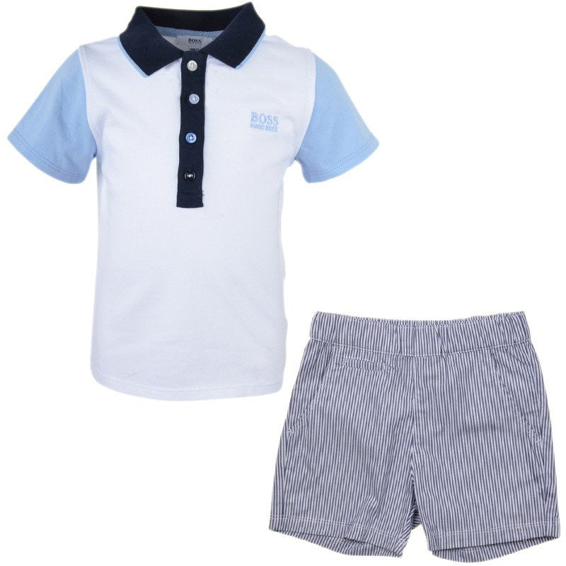 hugo boss t shirt and shorts set