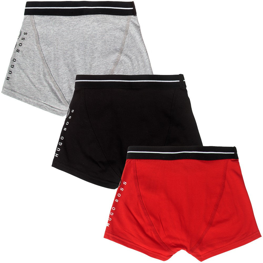 red boss shorts