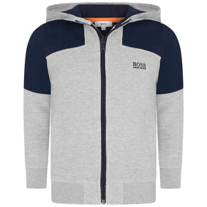 hugo boss navy blue hoodie