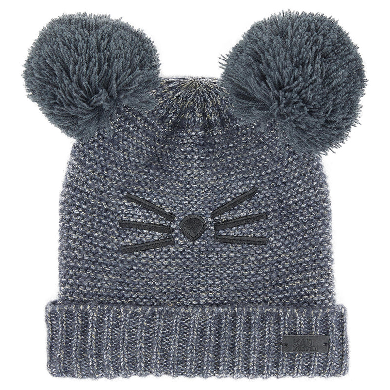 Armani Girls Navy Blue Wool Knit Hat – Petit New York