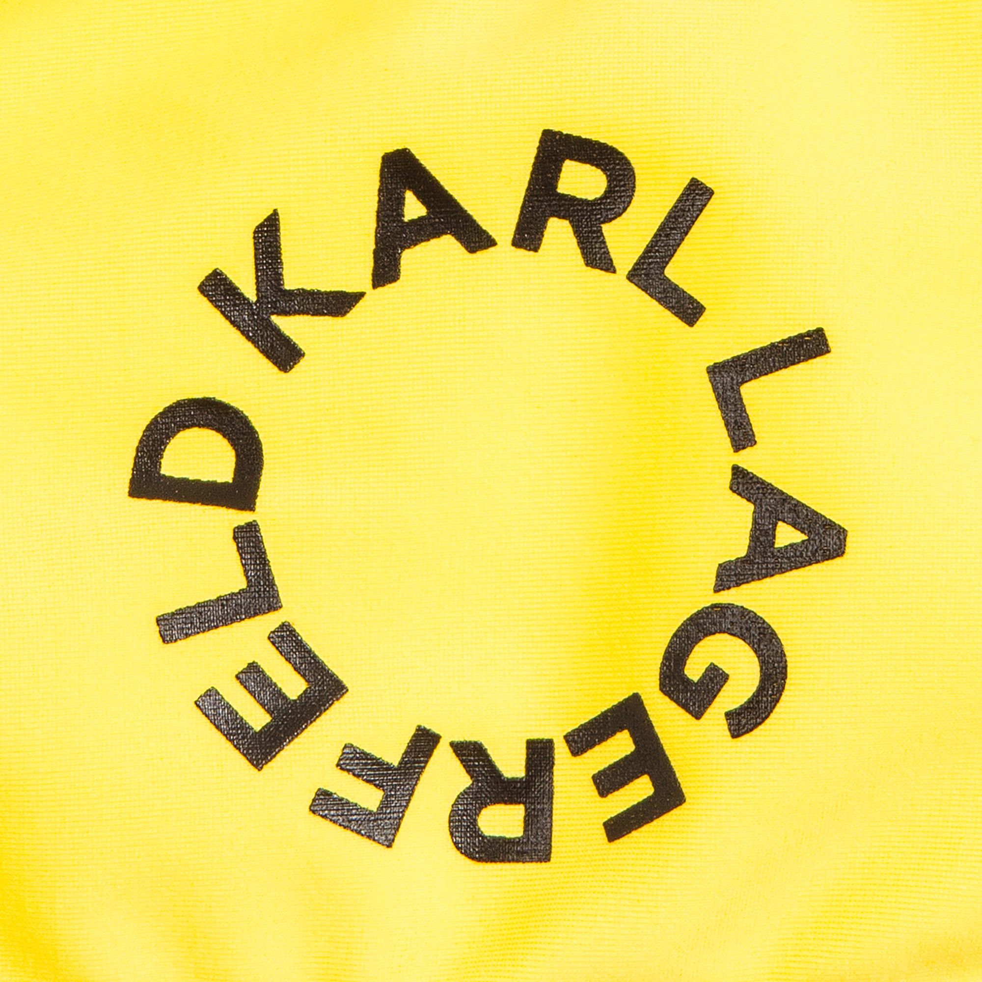 Karl Lagerfeld Girls Yellow with Black Logo Bikini Set – Petit New York