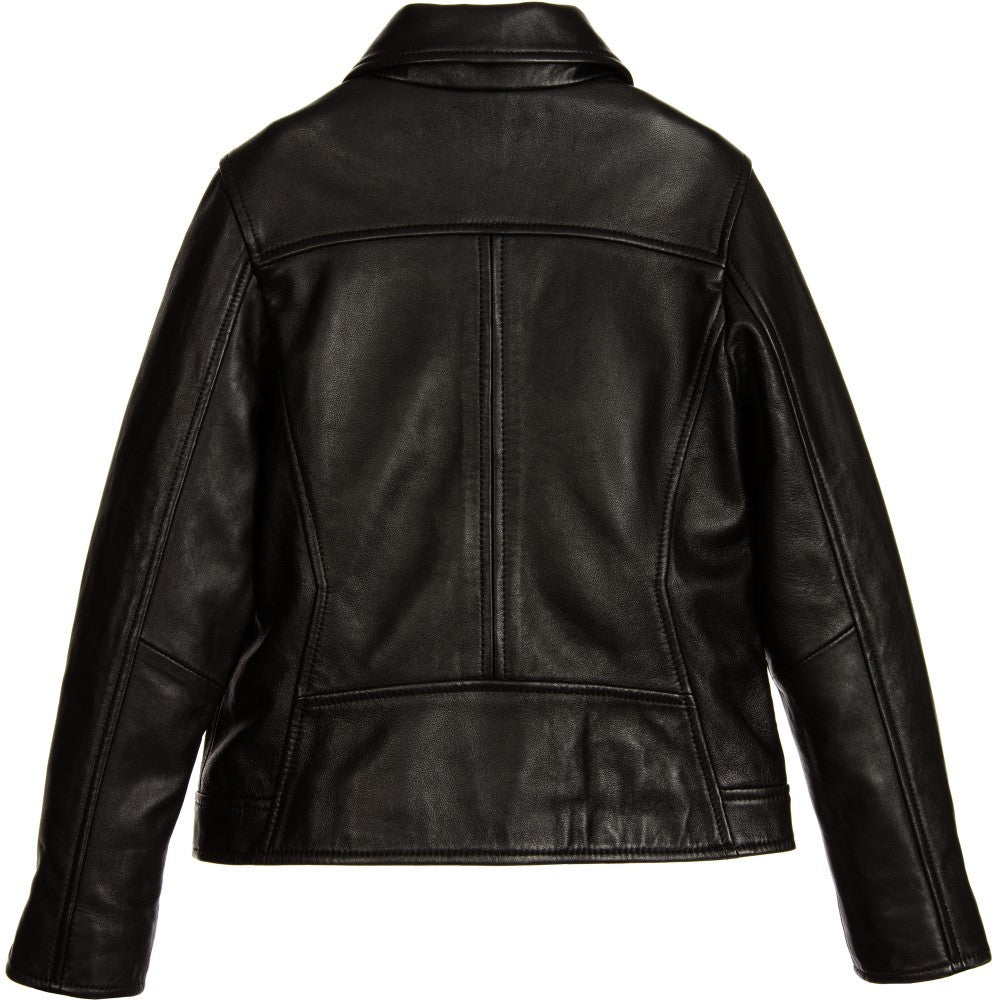 girls leather jacket