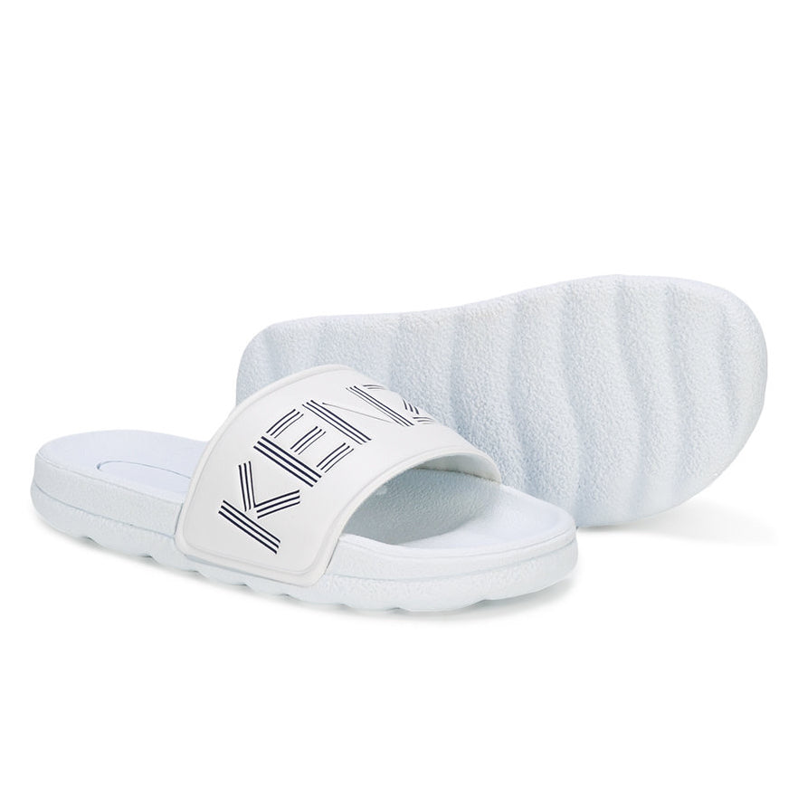 kenzo white sliders