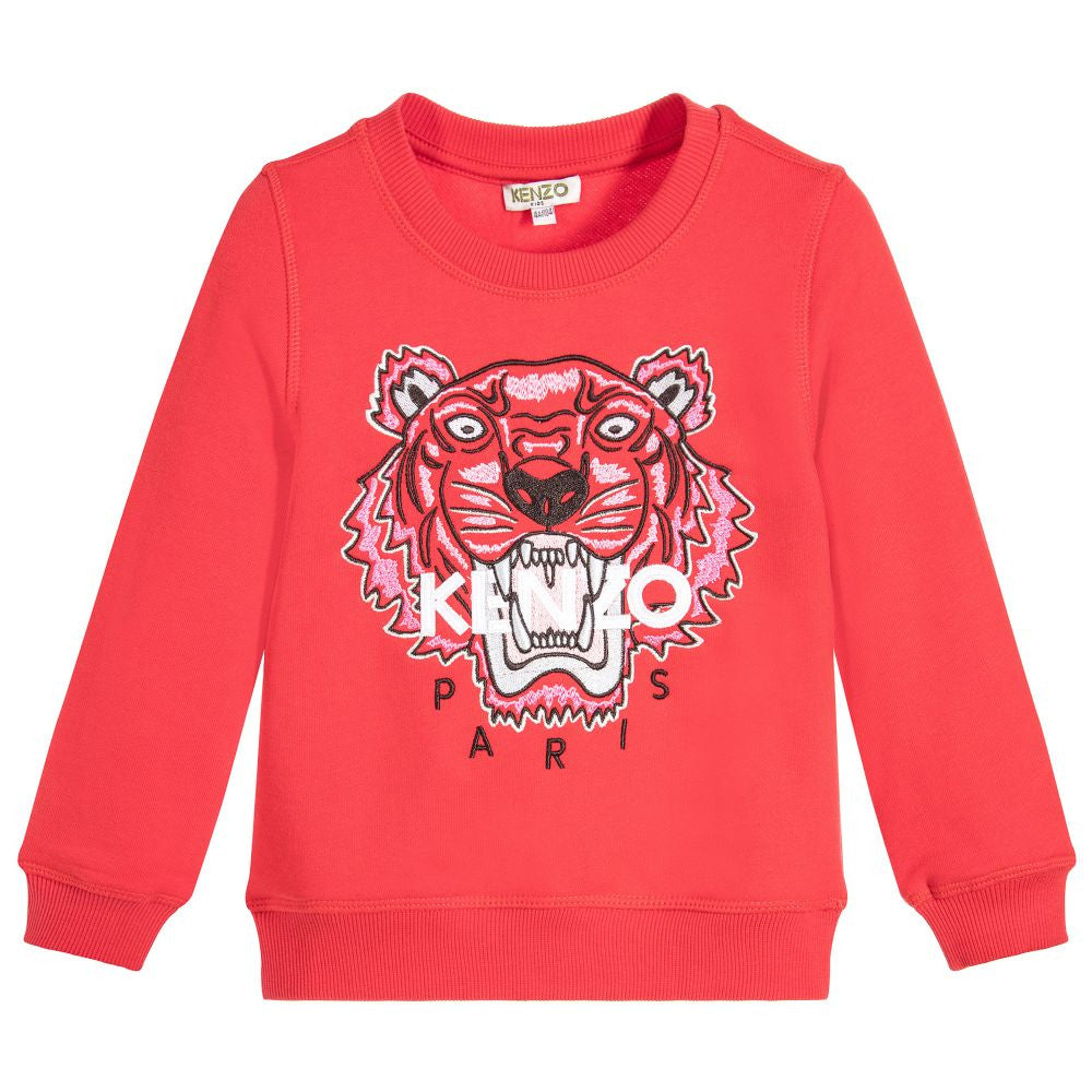 Kenzo Girls Red Tiger Sweatshirt (Mini 