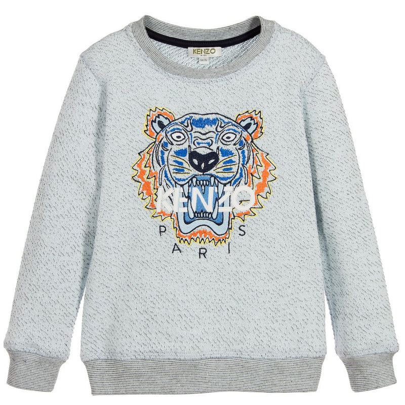 kenzo small tiger logo sweatshirt