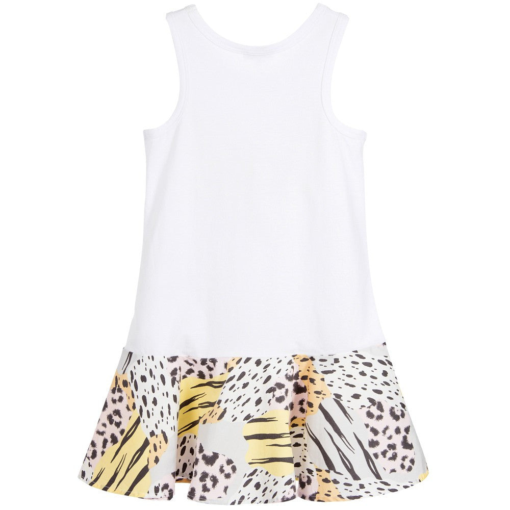 Kenzo Girls White Animal Dress – Petit New York