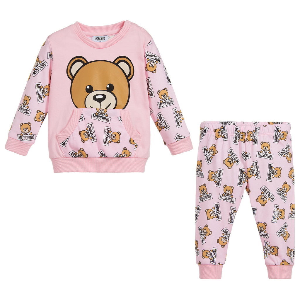 moschino baby girl tracksuit