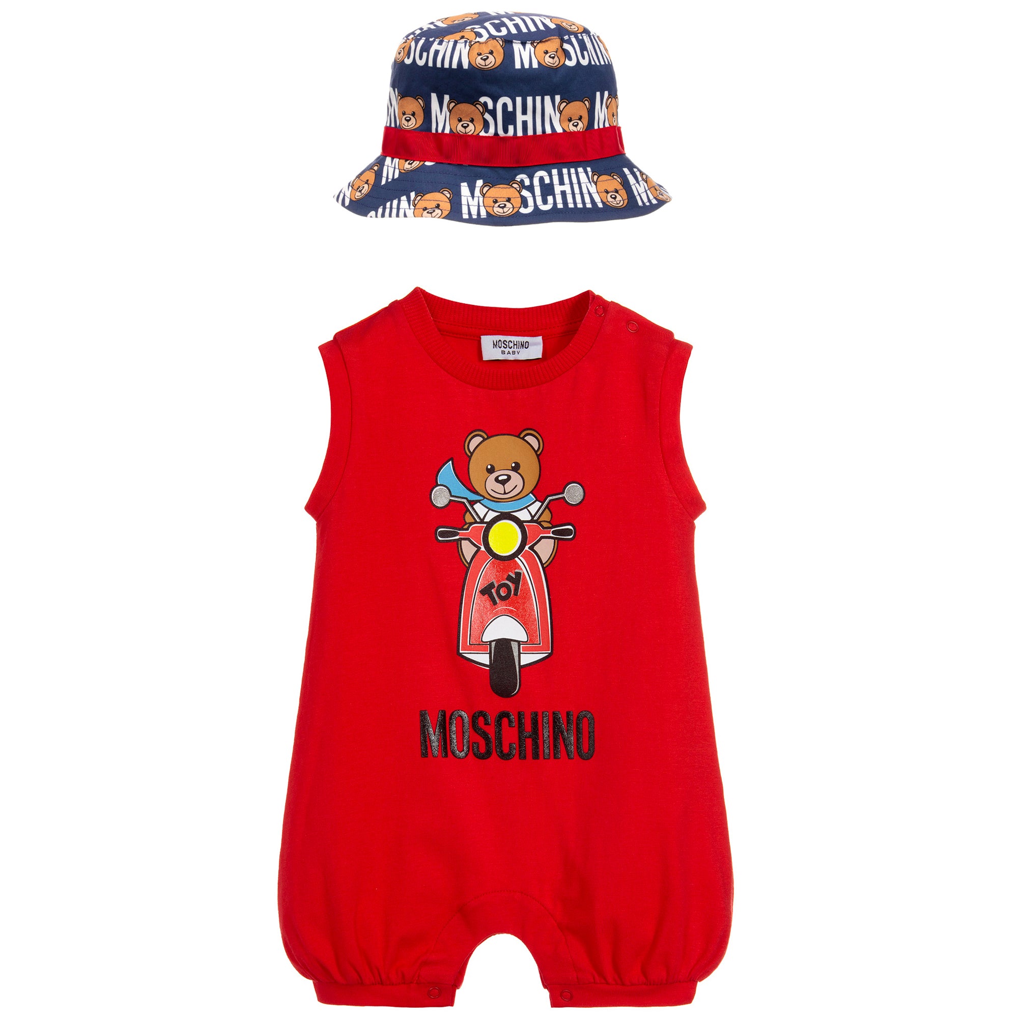 moschino baby sun hat