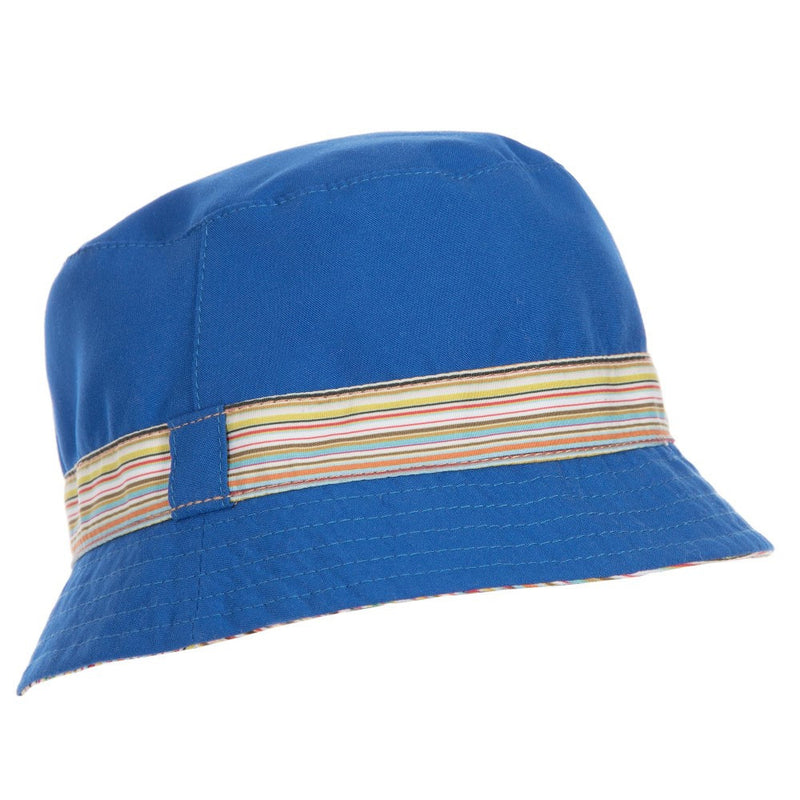 Paul Smith Boys Reversible Marine Blue & Striped Hat – Petit New York