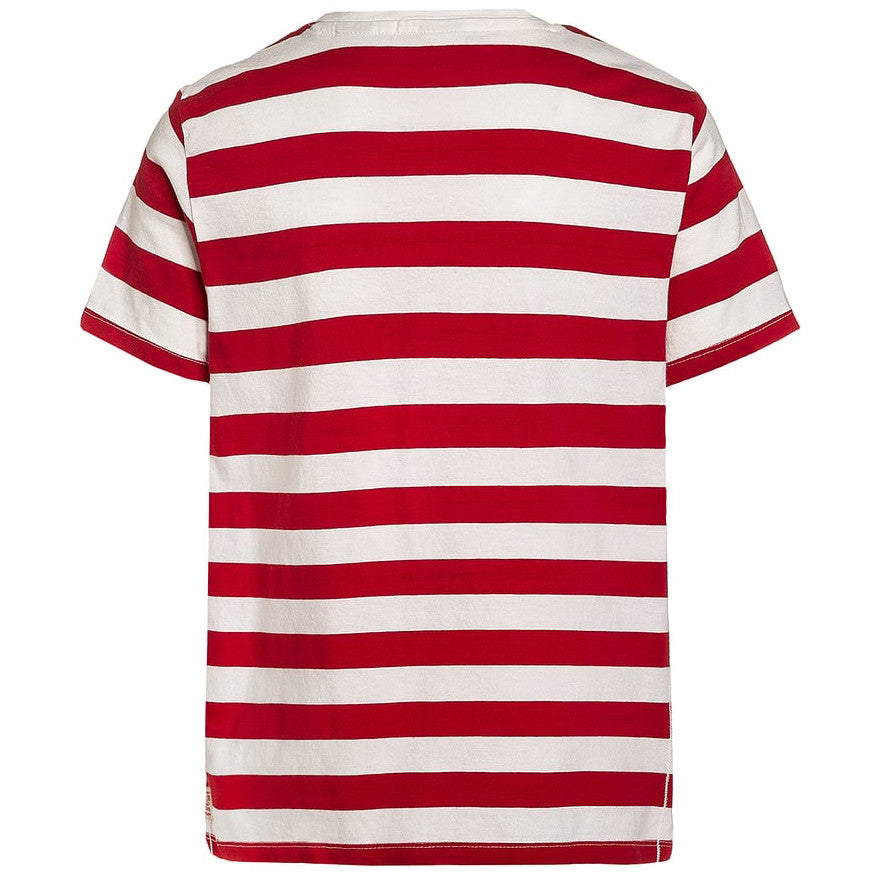 red and white striped shirt boys