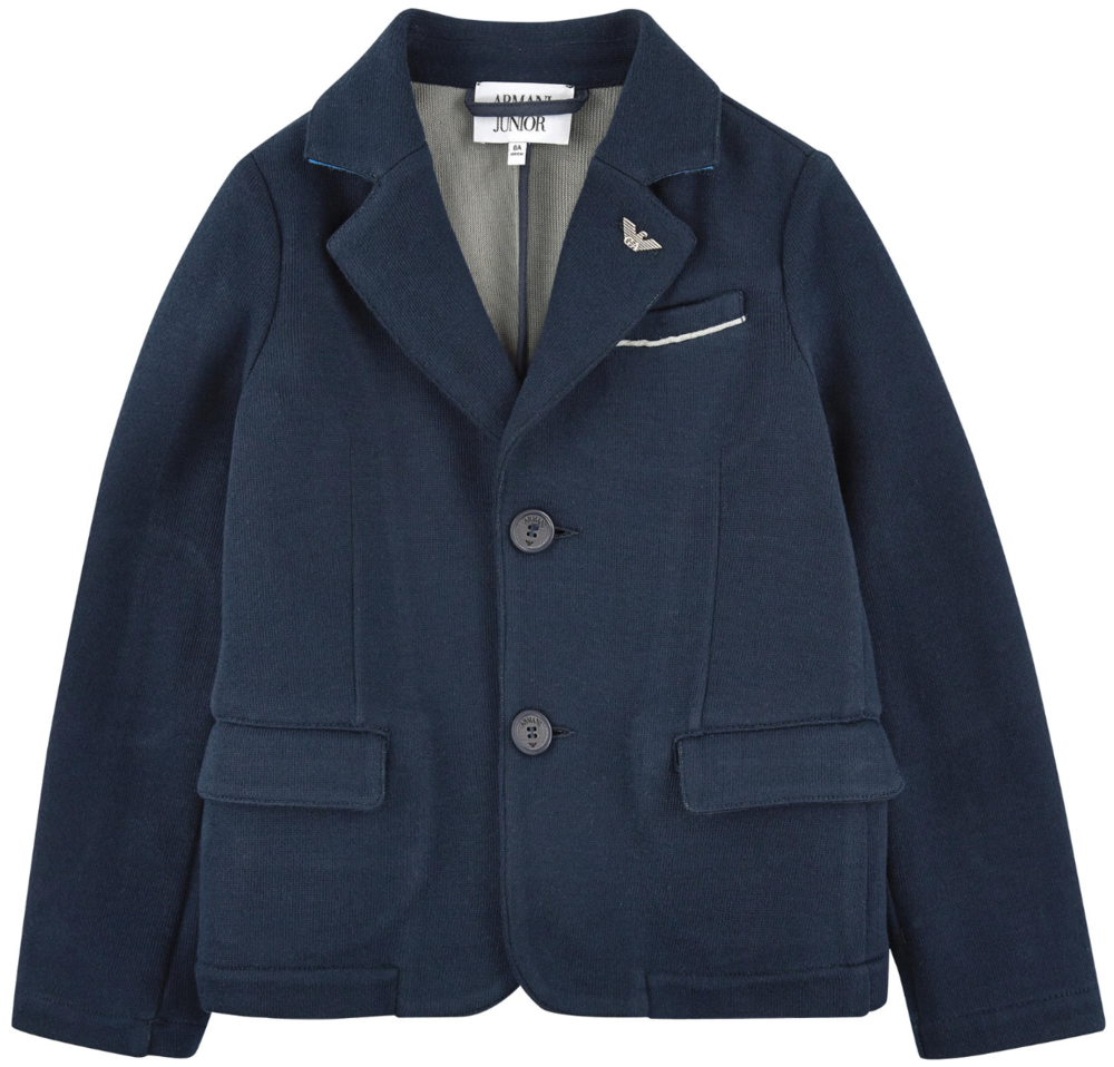 Armani Boys Navy Blue Blazer – Petit New York