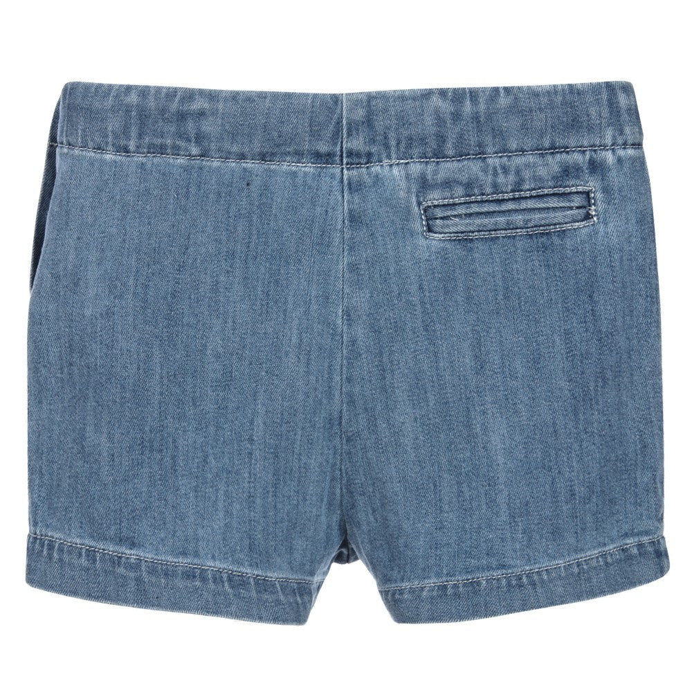 Girls Denim Shorts with Patches