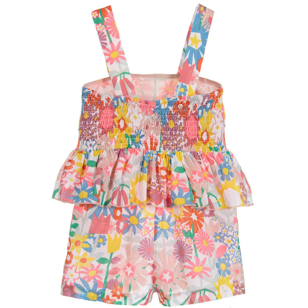 girls floral romper