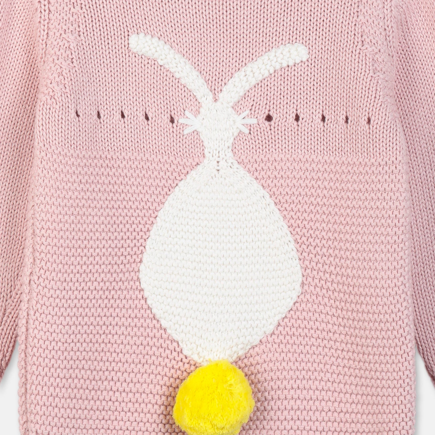 pink bunny sweater