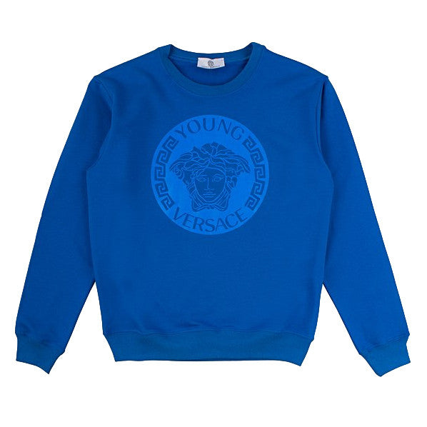 blue versace sweater