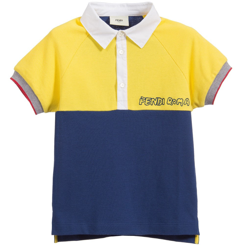 boys navy blue polo shirt