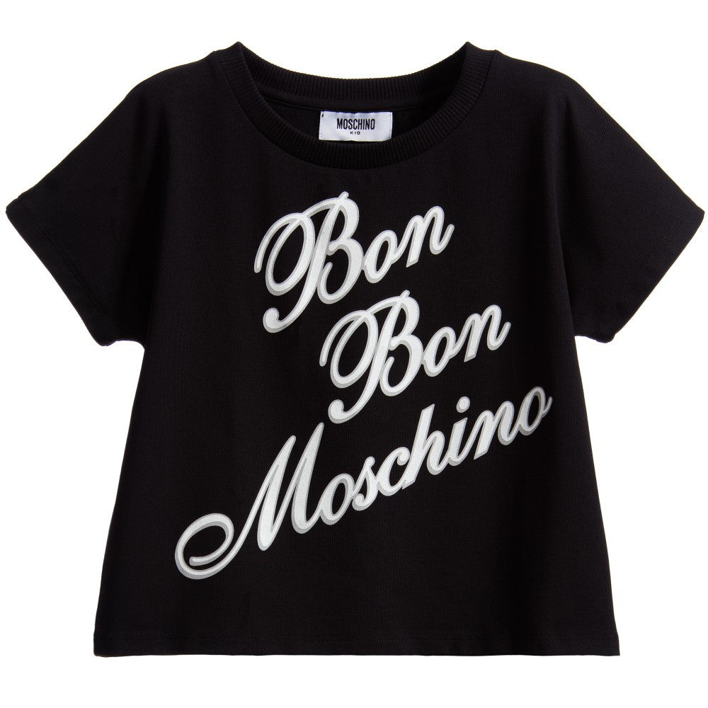 girls moschino tops